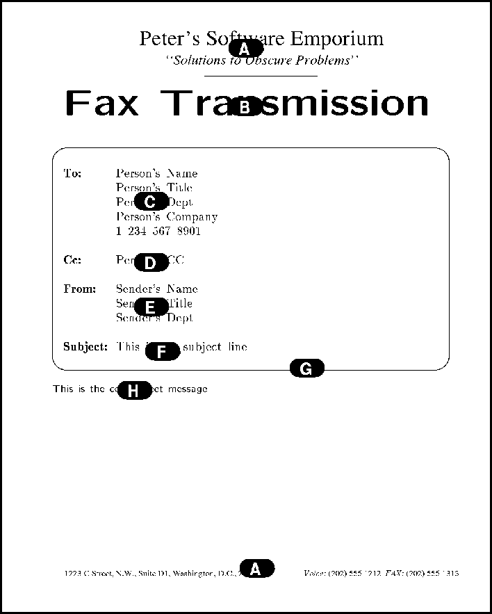 fax cover sheet template. fax cover page. parts of the